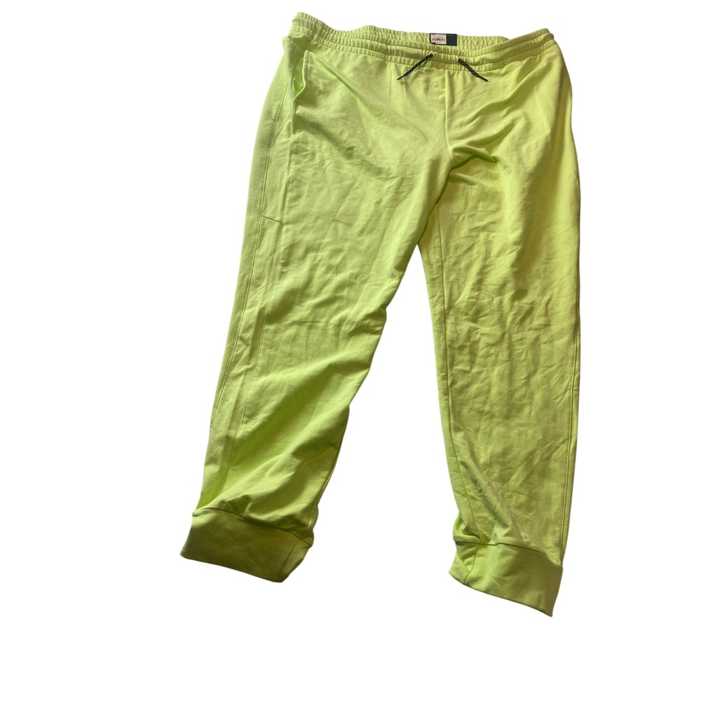 Tek Gear Mens 2XLT Awakening Green Ultra Soft Fleece Jogger Pants MT21A151XS NEW - Picture 3 of 5